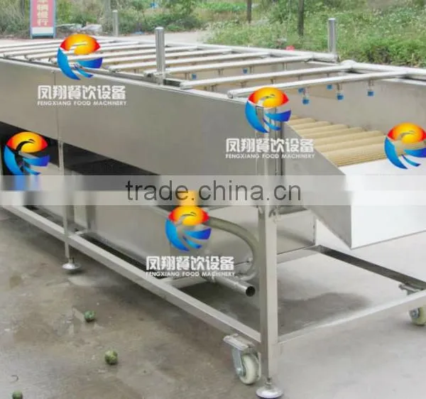 Industrial Watermelon/Orange/Apple Washing Machine With Roller Brushes photo-2