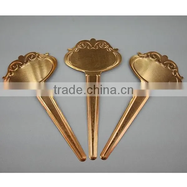 17cmL Gardening Marker Pen With Ornamental Copper Plant Label Metal Label photo-6