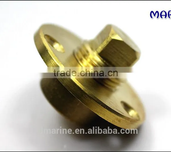 Boat Brass Garboard Drain Plug With O-Ring photo-6