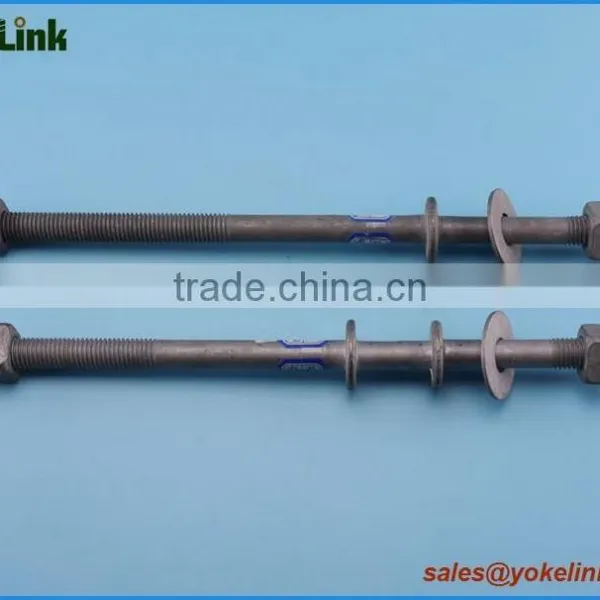 Poleline Hardware ANSI135.31 Carbon Steel Single Upset Spool Bolt photo-2