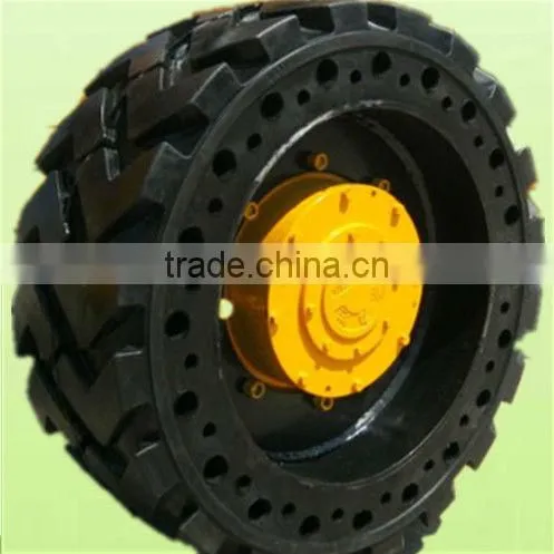 7.50-16 Skid Steer Solid Tires,cart Wheel Solid Rubber Tires
