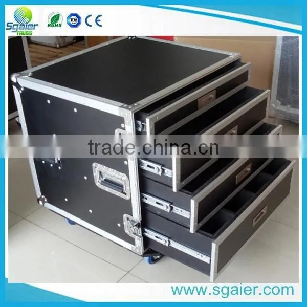 Aluminum Flight Case Carrying 7 Drawers and One Table on Side photo-5
