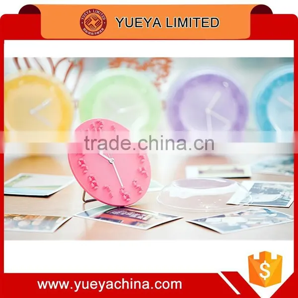 Fashion Modern Round Candy Color Alarm Clock Tic Tok Clock photo-3