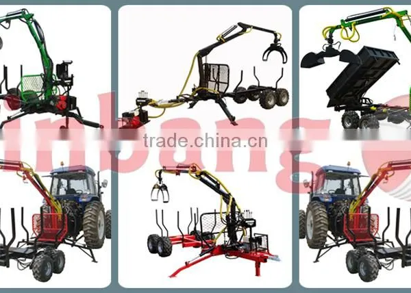 Timber Trailer With Crane photo-2