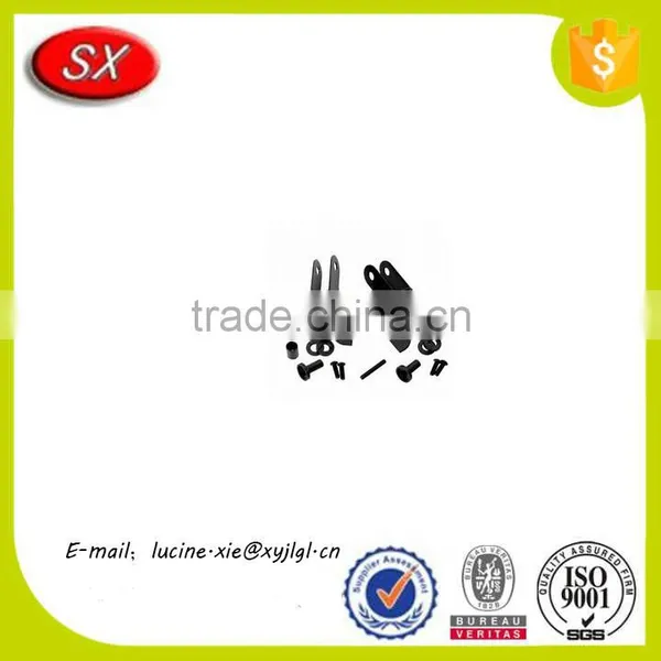 High Quality Metal Precision Aluminum Black Powder Coat u Bracket , Metal Stamping photo-2