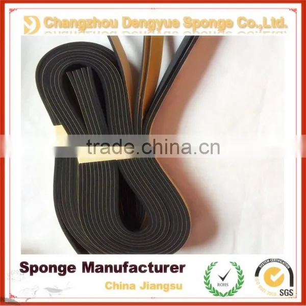 Weatherseal Strips Adhesive Single Side EPDM SBR NBR PVC Rubber Black Foam Tape photo-2
