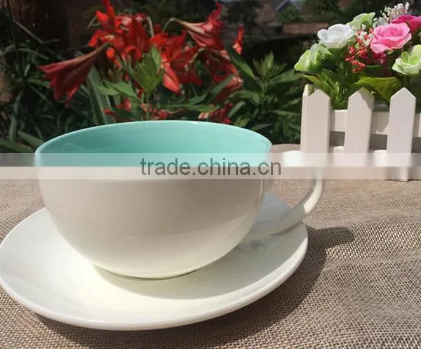 Haonai Drinkware Fine Porcelain Wholesale Coffee Cups and Saucer Set photo-5