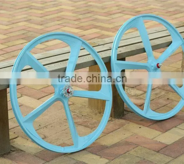 700C Lightest Strongest Magnesium Alloy Bike Wheel Can Fit Electric Motor/fixed Gear Type Hub Bike Wheel photo-3