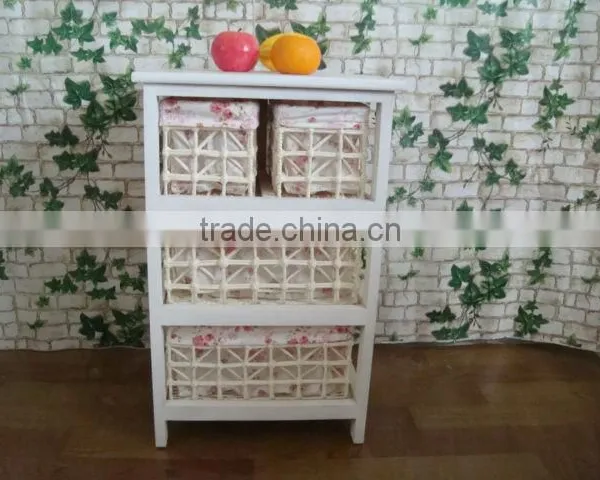 White Wooden Cabinet /wooden Chest/wooden Furniture photo-4