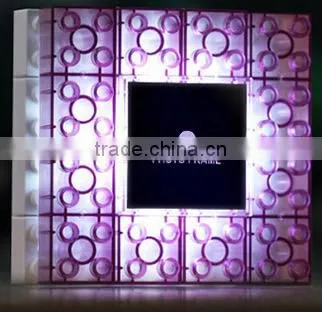 DIY Block Toy Photo Frame LED Table Lamp photo-2