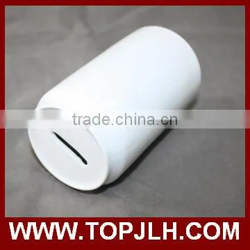 Sublimation White Ceramic Money Boxes Custom Logo Money Bank photo-4