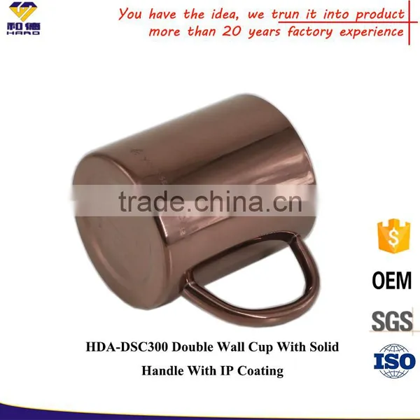 Double Wall Color Stainless Steel Coffee Cup photo-2