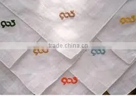 DINING TABLE SET WITH HAND EMBROIDERED DETAILS, 100% MADE FROM NATURAL SILK IN VIETNAM photo-2