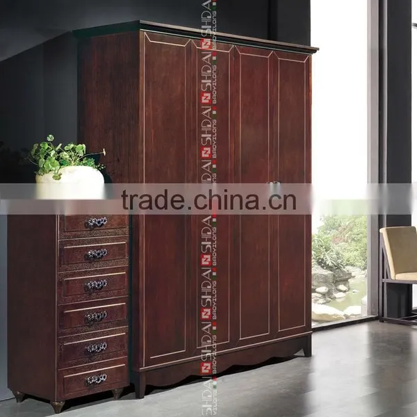 Royal Luxury Bedroom Furniture / Pictures of Bedroom Sets / Glass Bedroom Sets Mirror B87 photo-3