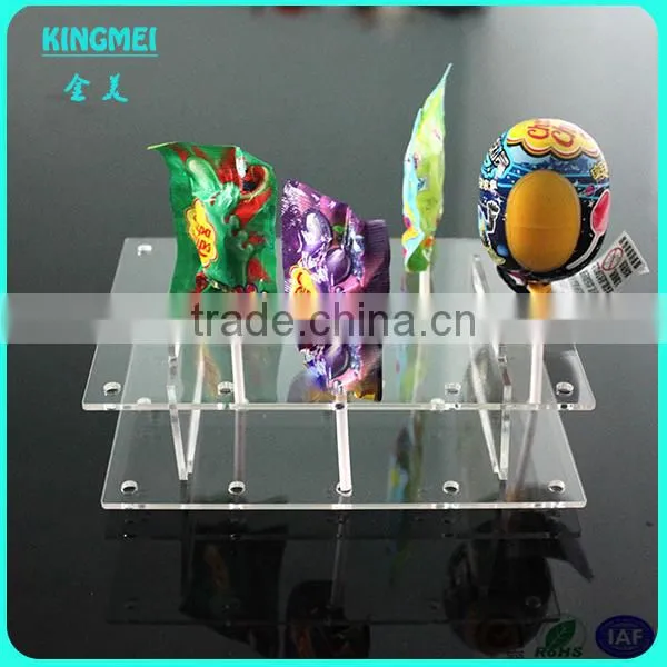 Shenzhen Factory Supply High Transparent Desktop Acrylic Lollipop Display,lollipop Stand,plexiglass Display Rack photo-2