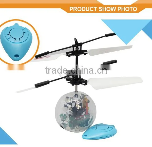 Auto Induction Luminous Microlight Light Aircraft Flying Ball Helicopter photo-2