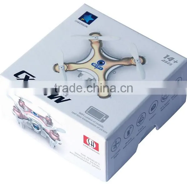 Mini Nano Quadcopter Wifi FPV 0.3MP Camera LED 3D Flip 4CH Micro Drone Cheerson CX-10W photo-6