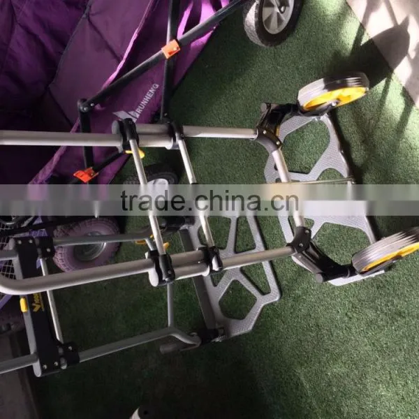 Handtruck HT2022 With Two Wheel Aluminium Hand Folding Trolley photo-3