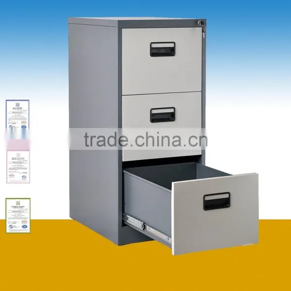 2015 New Design Office Metal Furniture 3 Drawer Steel File Cabinet Vertical Filing Cabinet, Storage Cabinet photo-6