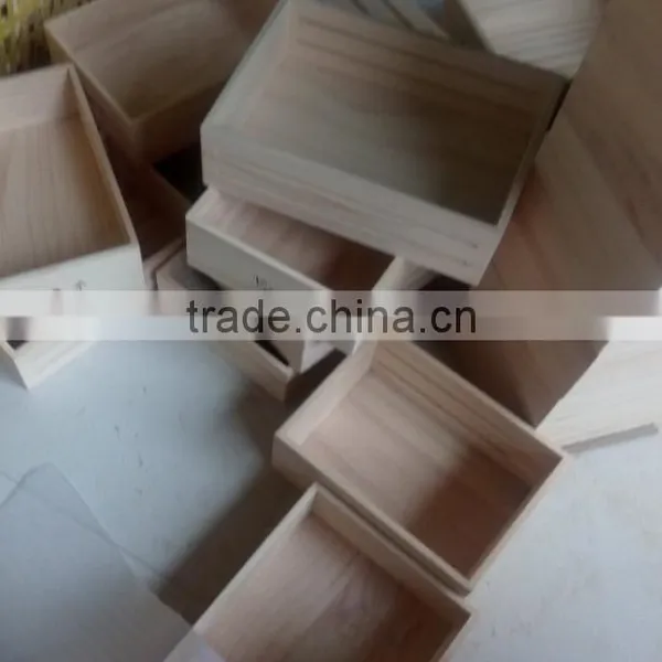Cheap Small Unfinished Wooden Boxes for Crafts photo-2