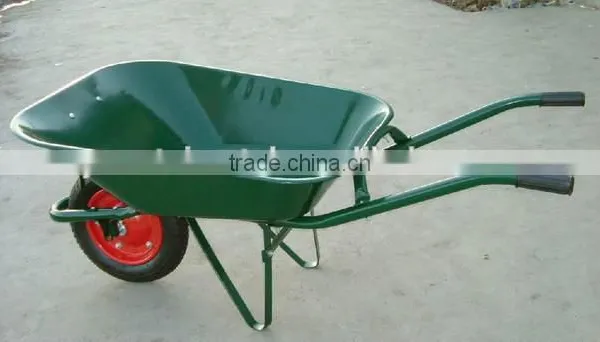 Qingdao Cheap Heavy Duty 150kg 65L Garden Wheelbarrow Manufacture WB6201