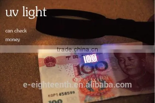 2016 New TH600559 4-10X Loupes ABS Material High Rubber Magnifying Lens Handheld Magnifier Quality Frosted With LED UV Lamp photo-2