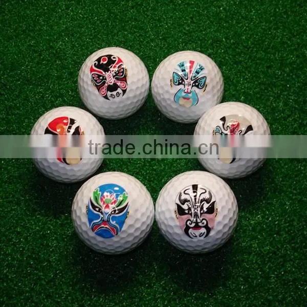 Wholesale Golf Ball Rubber Surlyn Printed Logo Golf Gift Ball photo-2
