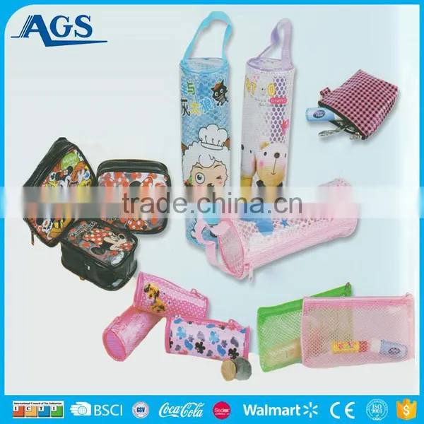 Double Zippers Rectangular Long Strip Sling Bag for Girls photo-6