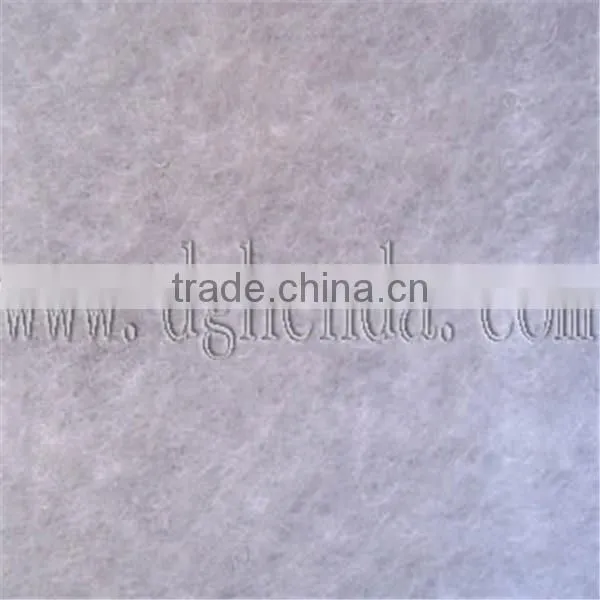 White 0.8mm GradeB PET Needle Punch Non-woven Fabric photo-3