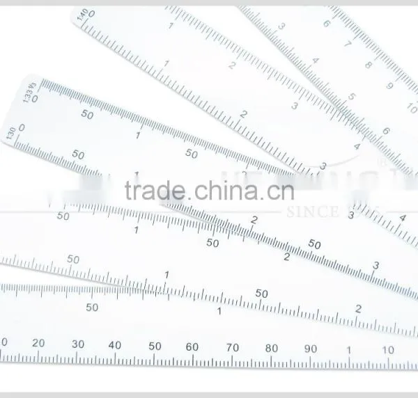Kearing Brand 5pcs Combination Plastic Scale Ruler for Engineering #8500-5 photo-4