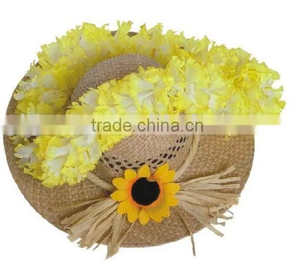 Beach Straw Hat / Straw Hat Decoration / Straw Sombrero Hat