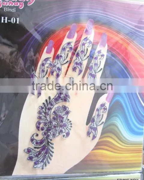 HAND Tattoos BINDI HENNA STICKER Wedding Favour Gift photo-5