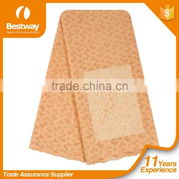 Heavy Lace Swiss Cotton Lace With Embriodery SL0402-6 photo-5