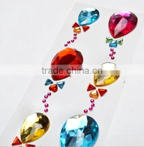 Crafts Gem Stickers, Well-being and Charming Crystal Stickers, Rhinestone Stickers photo-2