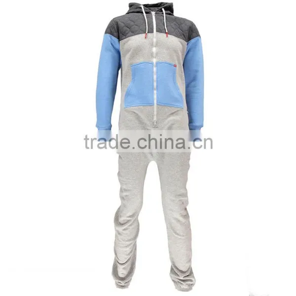 65/35 Polyester Cotton Custom One Piece Jumpsuit Sale Plus Size Adult Onesie photo-3