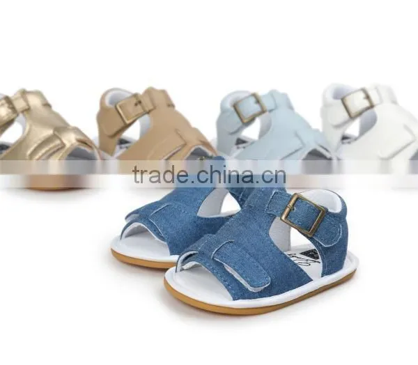 2017 New Design Baby Girl Sandals, Leather Baby Sandals photo-3