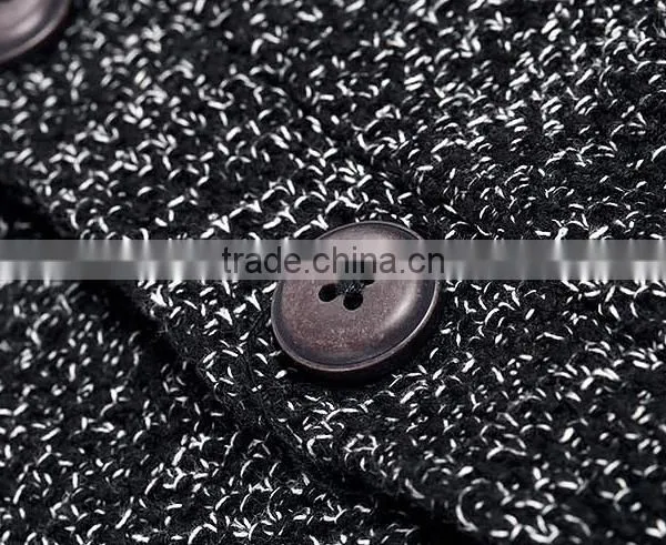 China Factory Thick Button Cardigan Winter Mens Sweater Design for Hot Sale photo-5