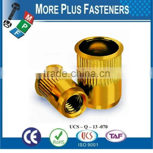 Made in Taiwan Brass Material Open Close End With Flange Bery Nuts photo-5
