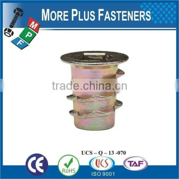 Made in Taiwan High Quality Zinc Alloy Wood Insert Nut photo-2