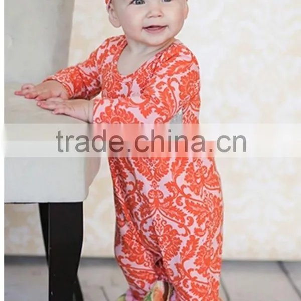 Wholesale 2017 New Style 0-3T Kids Wear Flutter Sleeve Baby Romper photo-6