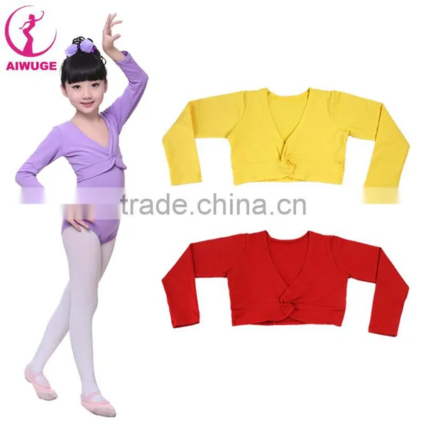 Colorful Ballet Leotards Coat High Waist Dance Wear Girls Long Sleeve Gymnastics Leotards Overalls photo-3