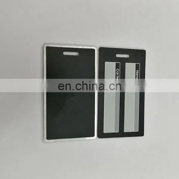 personalzied metal self-adhesive tags for dormitory furniture