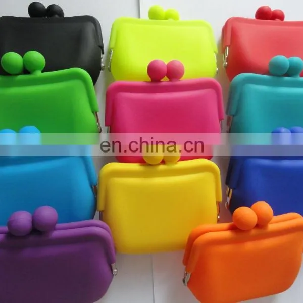 Custom Szie Logo Printed Silicone Rubber Coin Purse/jelly Coin Purse photo-2