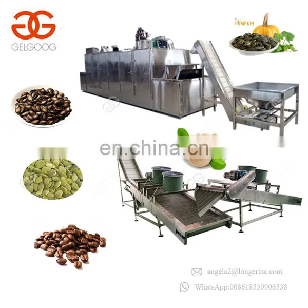 Highly Efficient Small Nut Peanut Sunflower Seeds Coffee Roaster Cashew Roasting Machine Production Line Price photo-3