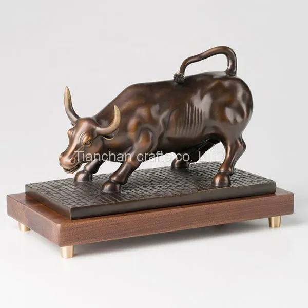 Metal Cow Statue Crafts Decoration Brass Animal Statue Casting Small Miniature Ornament Cow Statue Brass Cow Statue