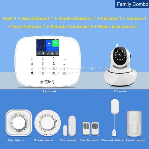 Home Wireless Wifi +gsm Smart 433mhz Security Alarm System With ip Camera Support Android/IOS App photo-4
