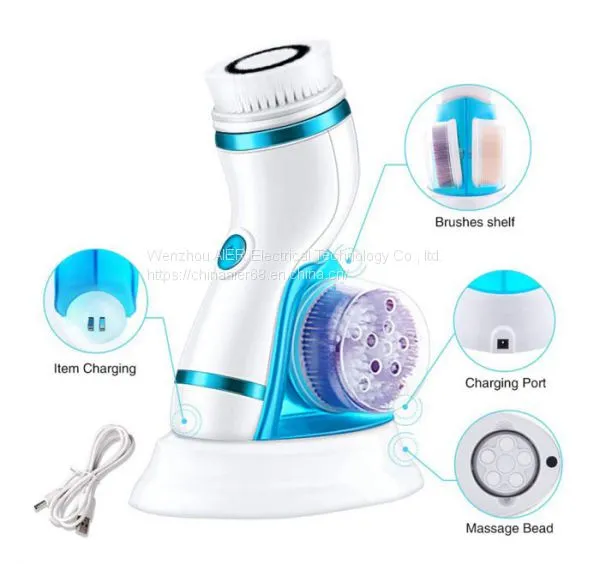 Amazon Hot Sale 4-1 Facial Brush AE-8286B photo-3