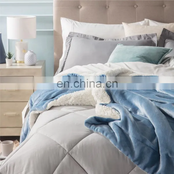 Custom Personalized Winter Thick Sherpa Blanket Throw Home Christmas Fleece Sherpa Blanket photo-5