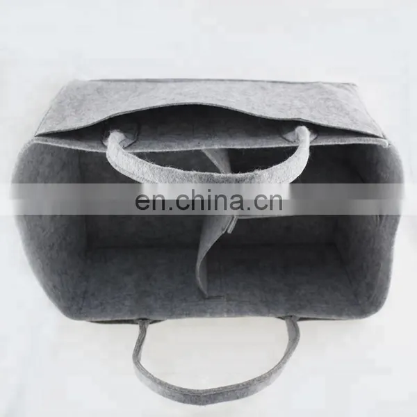 Amazon Hot Selling Felt Diaper Biaper Bag Organizer Grey For Baby photo-6
