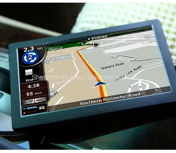 Windows CE 6.0 GPS Navigators Mediatek2531 CPU 7 Inch Truck Navigation